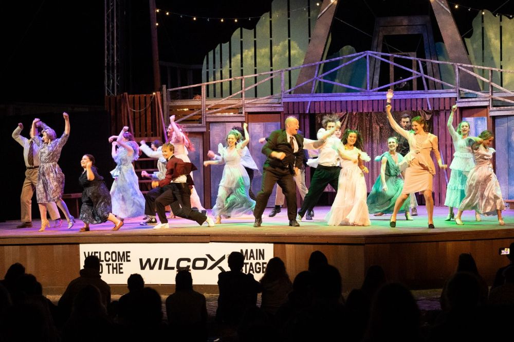 2022 Signature Musical Theatre production of Footloose, presented by Service Credit Union on the Wilcox Main Stage. Photo Credit: Ron St. Jean