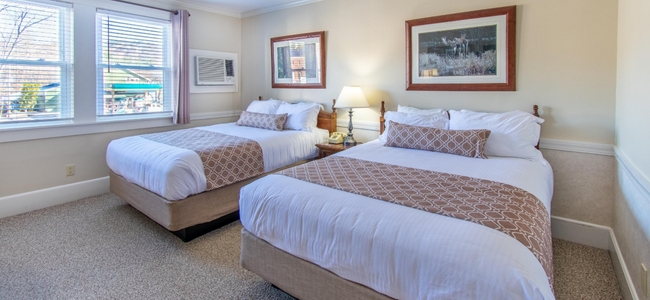 Hotel room accomodations