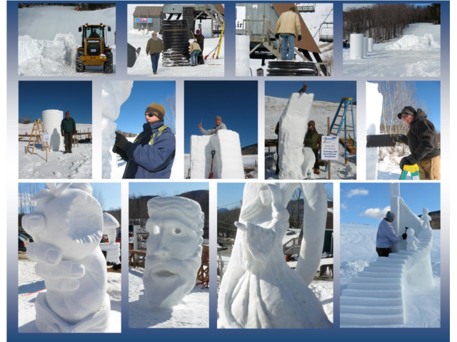 Snow Sculpting Competition