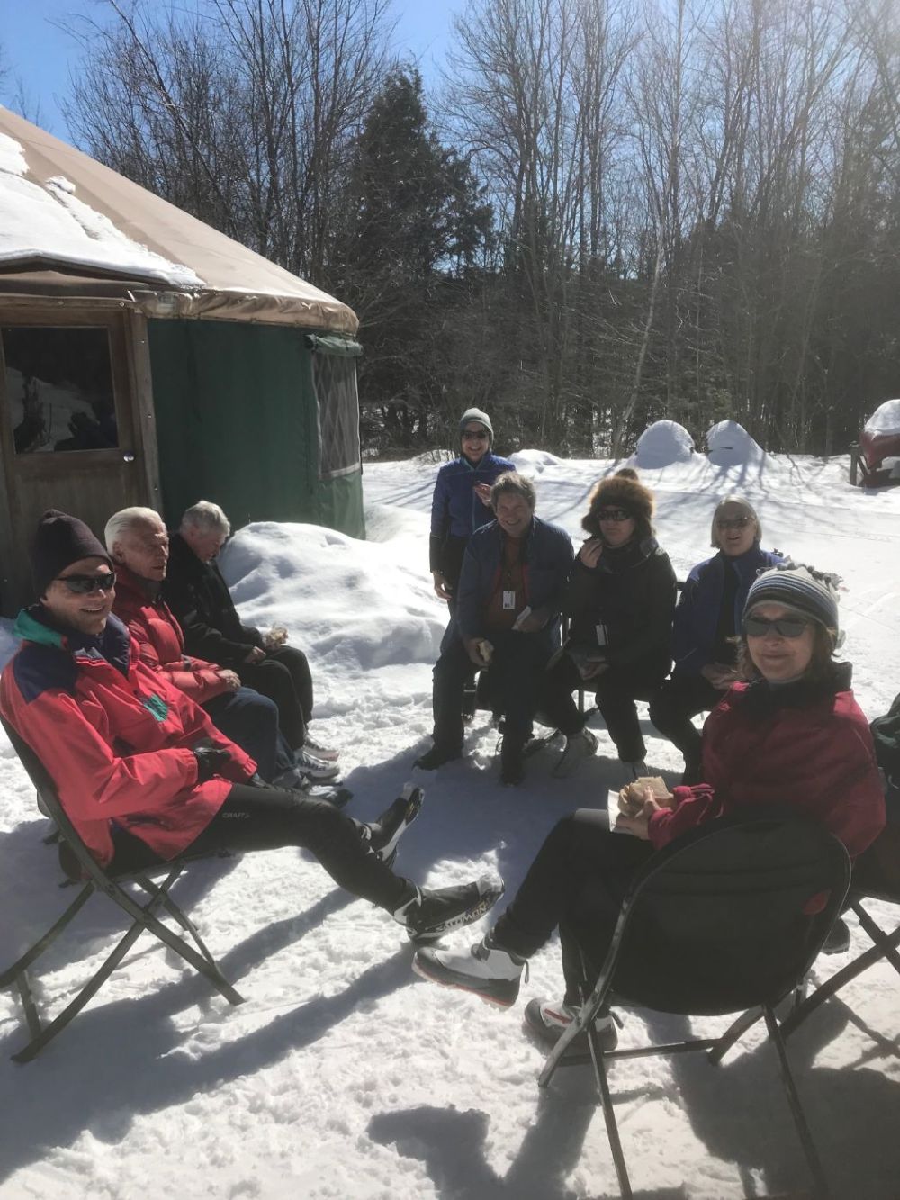 Visiting the Yurt in John's Glen