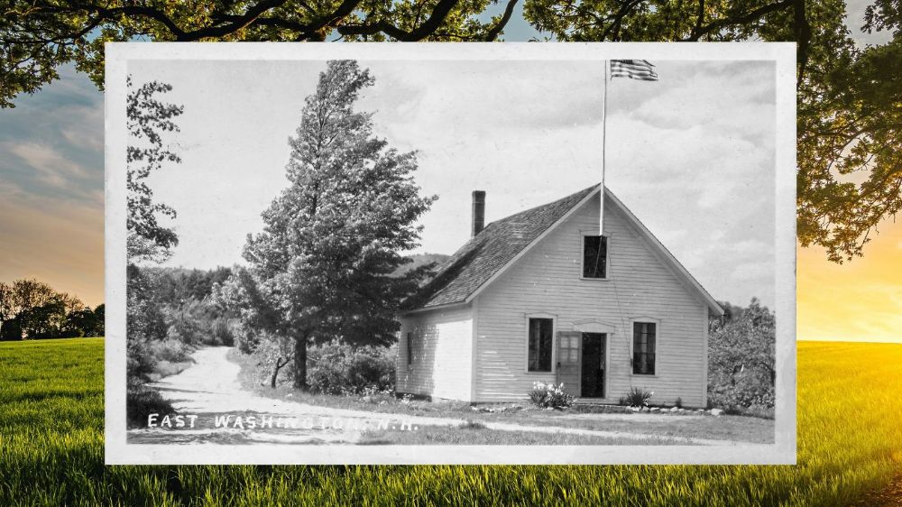 Our District #5 East Washington Schoolhouse (1849 — 1937) is one of the most intact rural schoolhouses left in New Hampshire, filled with original desks, books, maps and many other items used by teachers and students from Washington's past. Located at 2570 East Washington Road, Washington, NH 03280, it is opened Saturdays from 1p.m. to 3p.m. from July through Labor Day. 