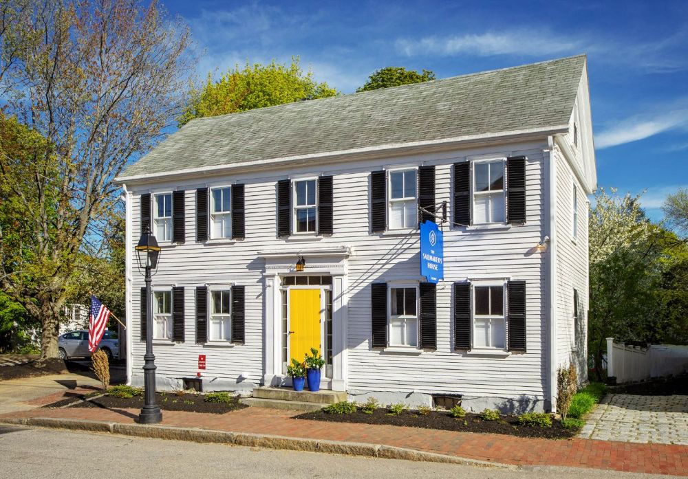Exterior of The Sailmaker's House located in downtown Portsmouth, New Hampshire.