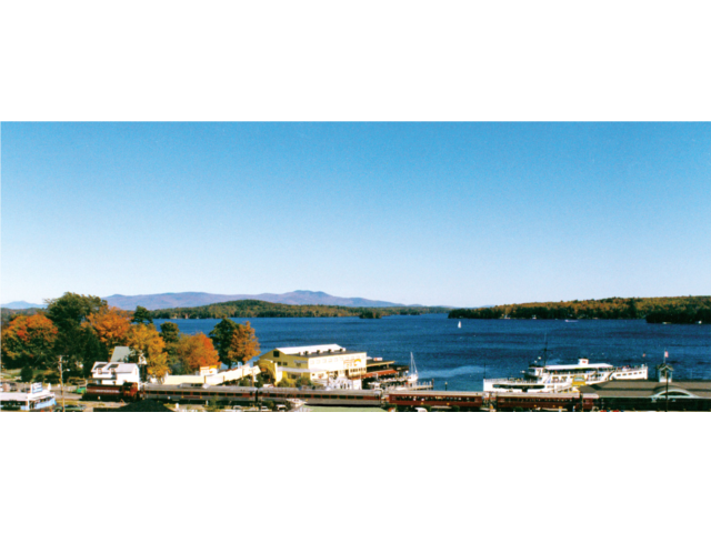 Our Beautiful Scenic View of the Lake and Mountains