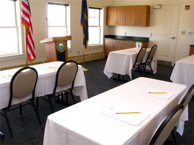 Conference room at the Oceanfront Seashell Pavilion