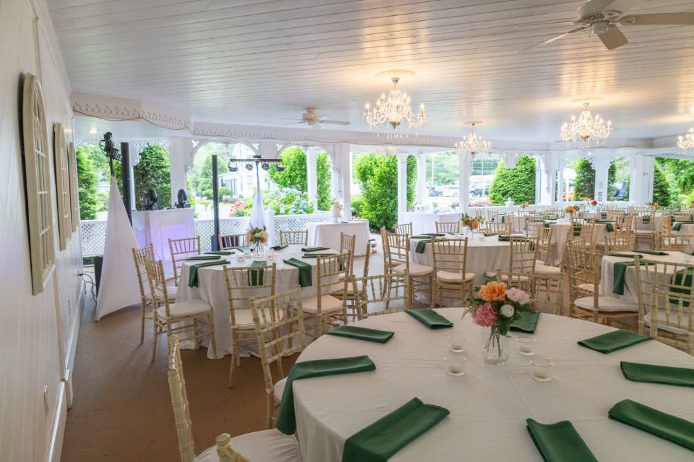 Tables and Chairs Setup