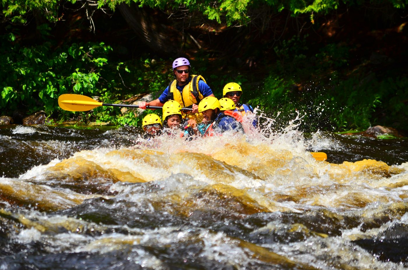 Class II and III whitewater rafting in NH.