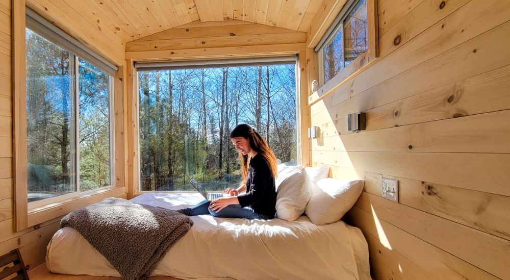 High speed fiber internet makes Trailside Stays the perfect place to work