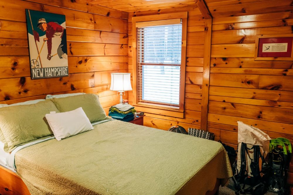 Joe Dodge Lodge offers private rooms and bunkrooms. Photo by Corey David Photography