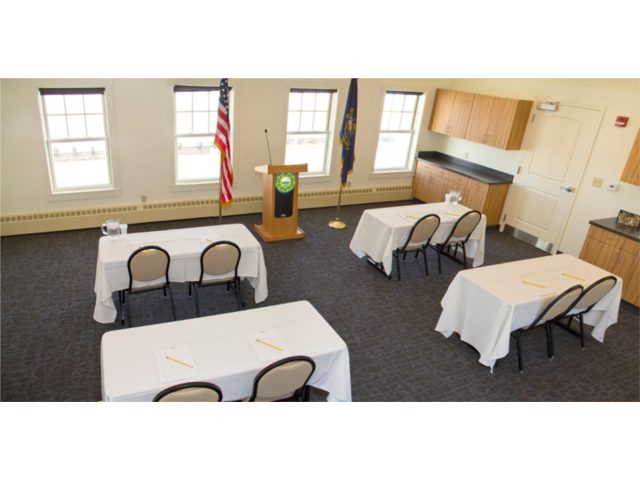 Conference room at the Oceanfront Seashell Pavilion