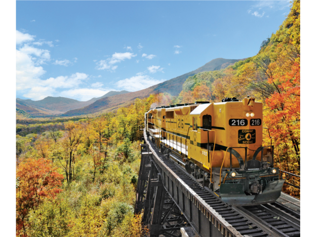 One of the trestles in Crawford Notch