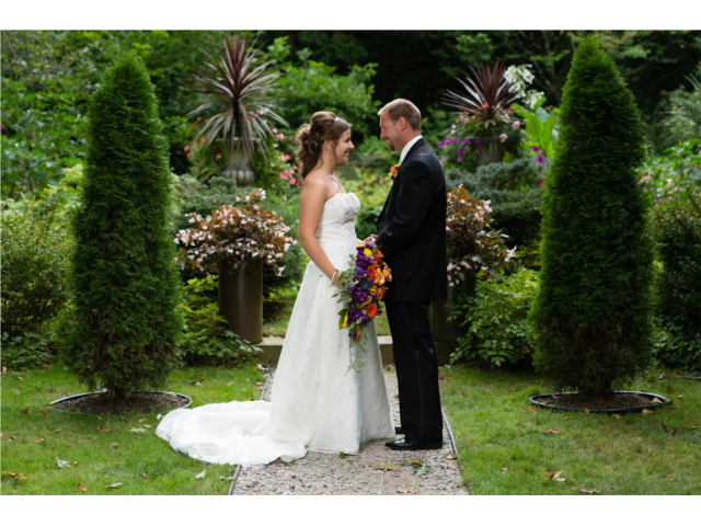 Formal Garden wedding - William T. Moore Photography