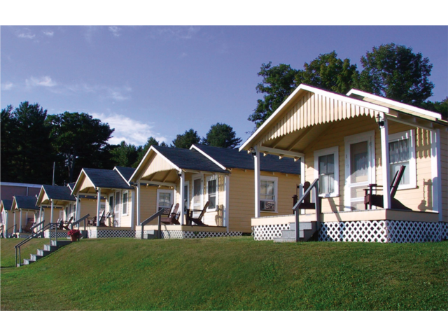 Our Comfortable Cottages Sparkling in the Morning Sunlight