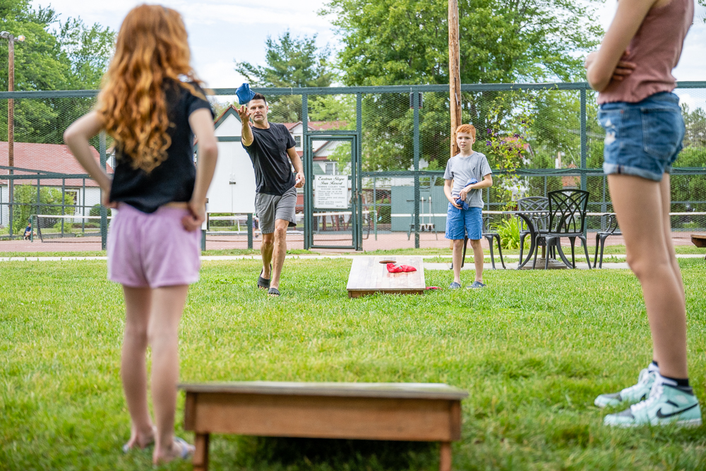 Cornhole On The Sports Lawn