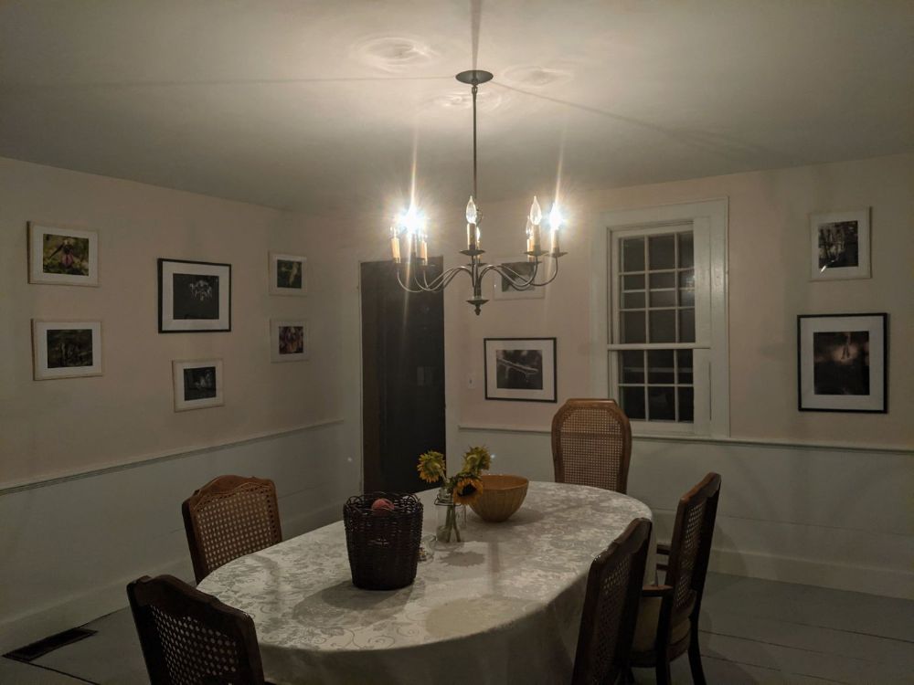 The dining room