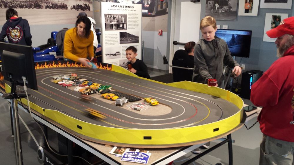 The Slot Car Track is fun for all ages!