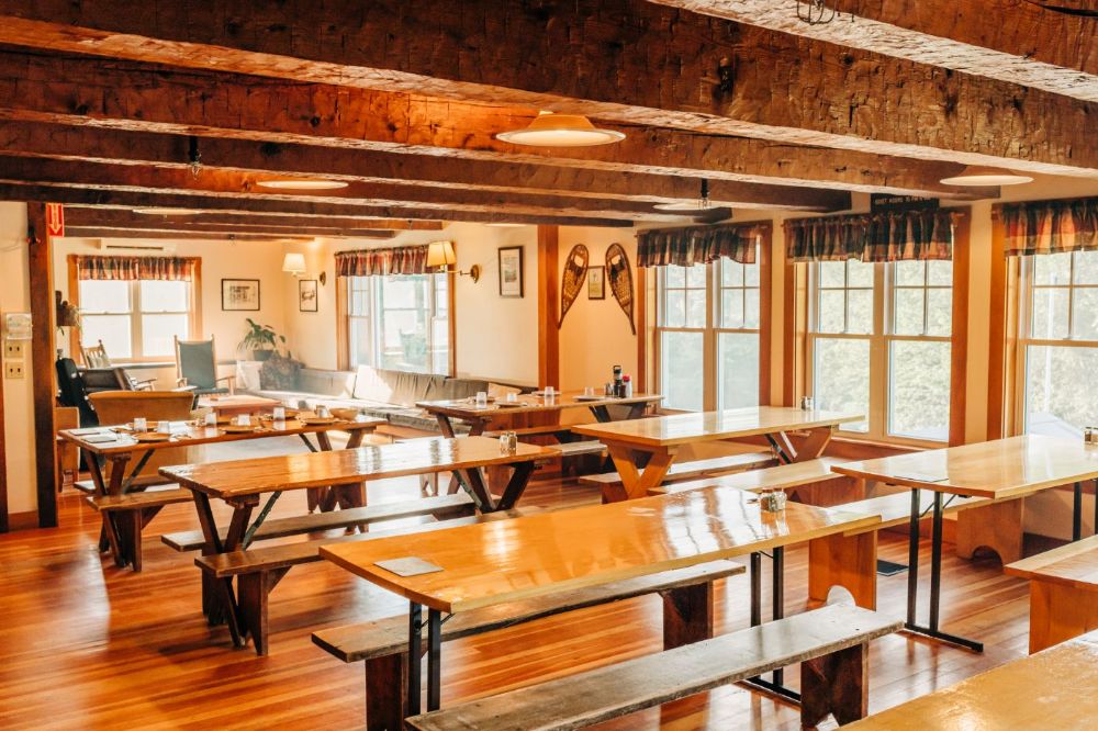 Breakfast is served family-style at 8 a.m. Hot beverages are available at 6:30 a.m. Trail lunches are made to order and available for pick up at breakfast. Dinner is served family-style at 6 p.m. Meal reservations are available to campsite guests. Photo by Corey David Photography