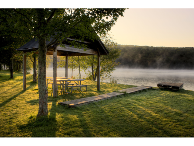 Sunrise at Lake Francis State Park