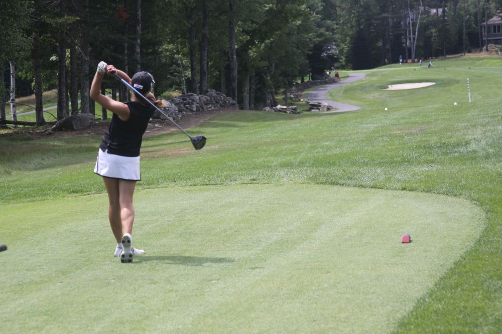 Right down the middle