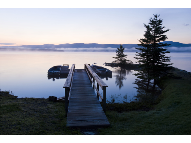 Sunset at Lake Francis State Park