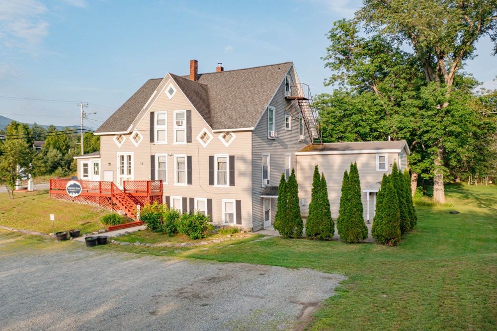 Lots of parking, a big yard, and right on the Snowmobile Trail, a beautiful walking trail as well!