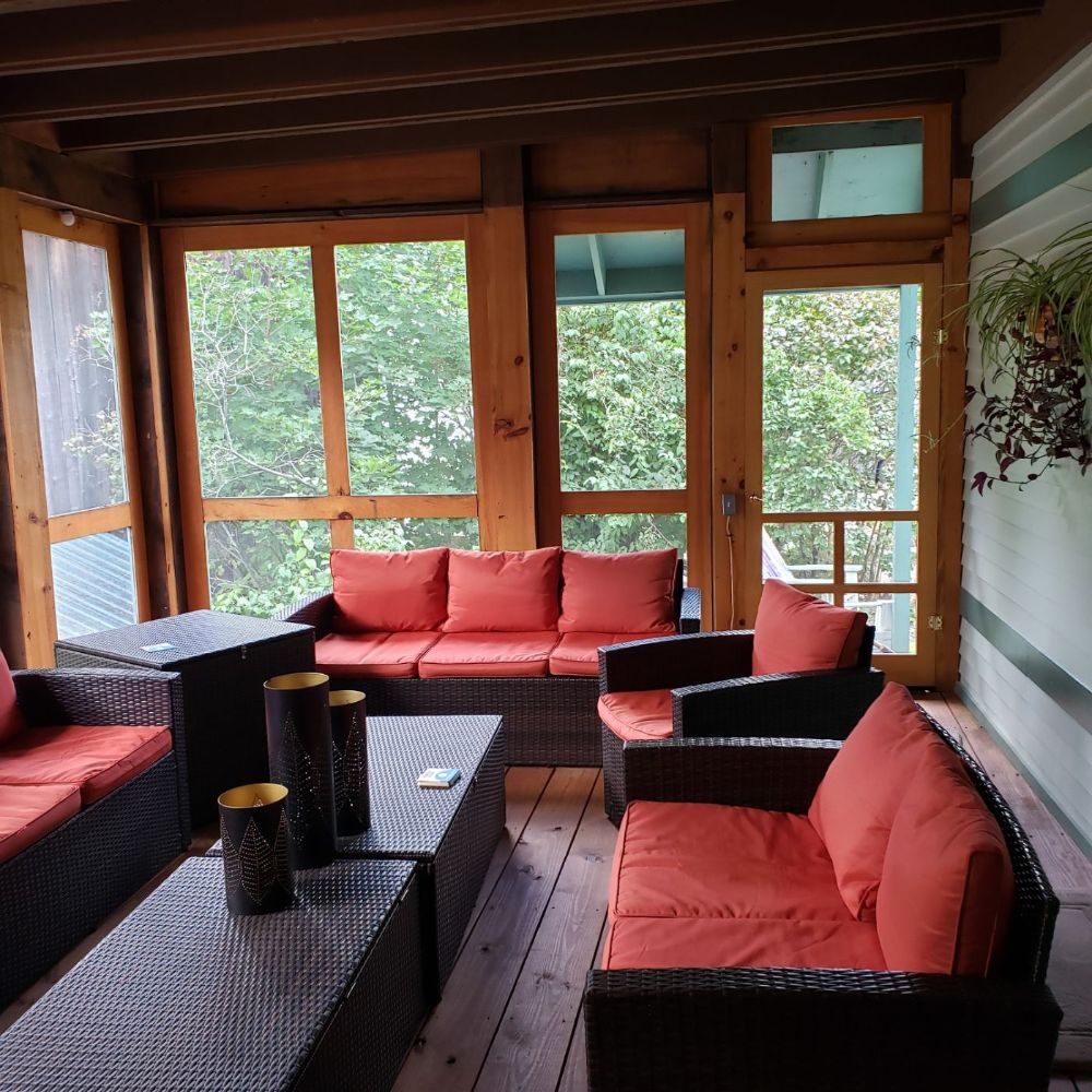 Screen Porch on the River