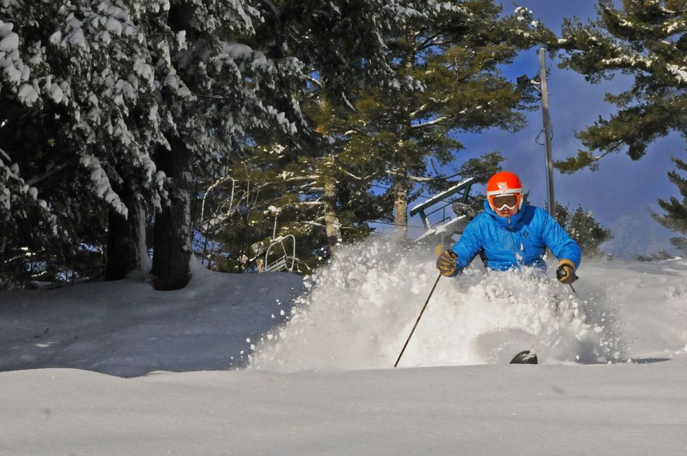Powder Days at King Pine Ski Area
