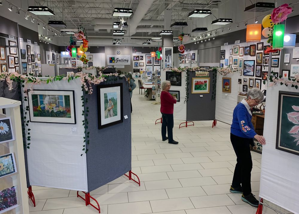 Lakes Region Art Gallery Exhibit space