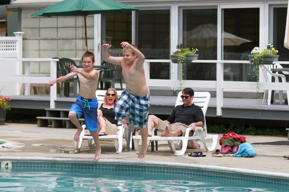 Seasonal outdoor pool