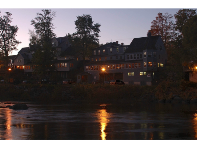 overlooking the Contoocook River