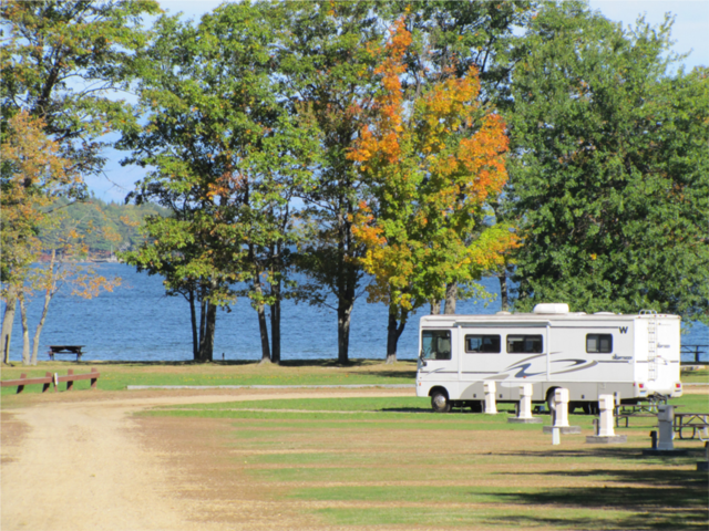 Ellacoya State Park RV Campground.