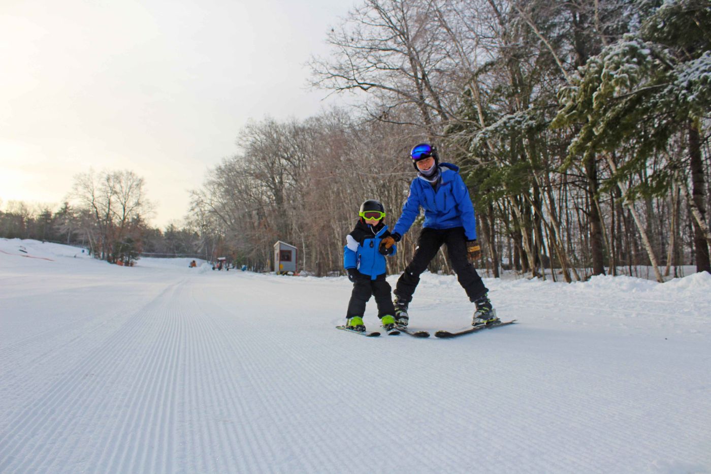 Ski lessons at McIntyre Ski Area in Manchester, NH
