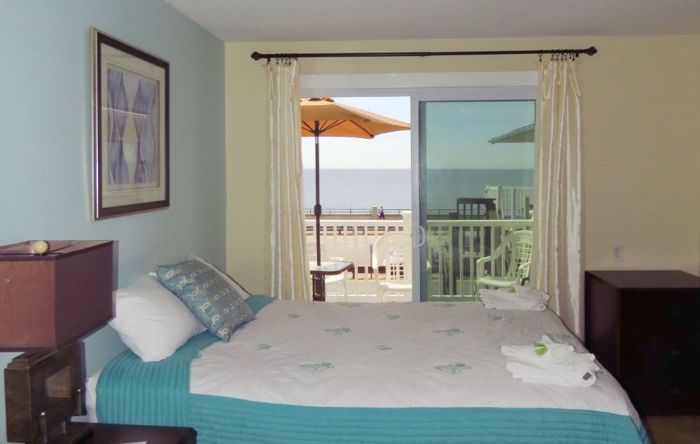 Some rooms have their own private balcony.