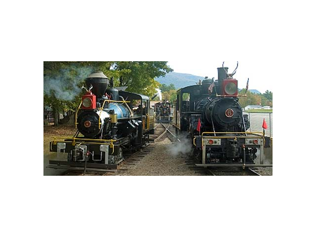 Baldwin & Climax locomotives steamed up for our annual Railroad Days Weekend.