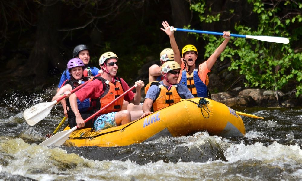 Whitewater rafting, kayak and canoe rentals on the Androscoggin River.