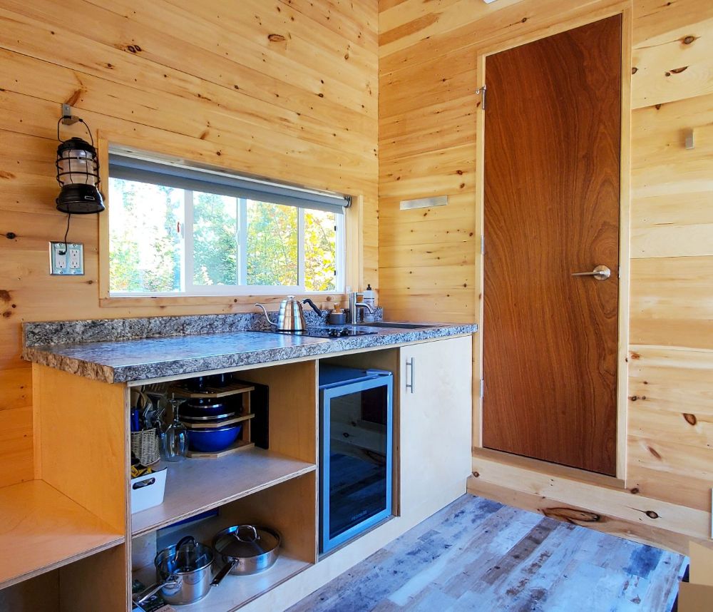 Kitchen in cabin