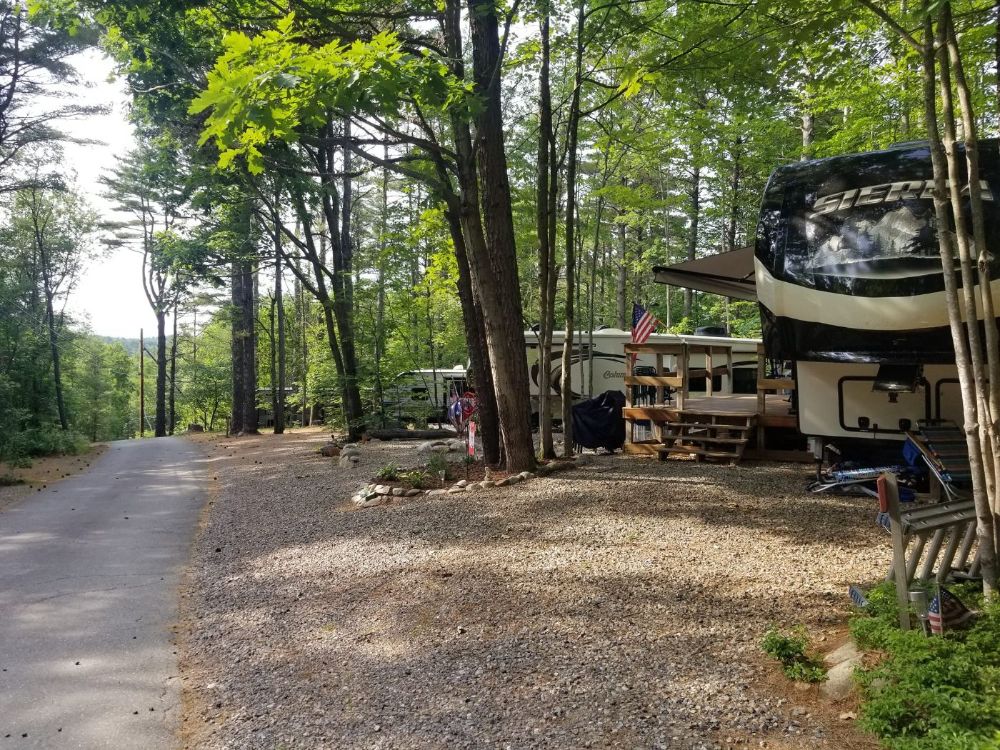 a seasonal camping area