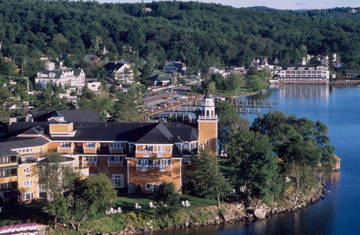 Meredith Bay with Church Landing in the forefront