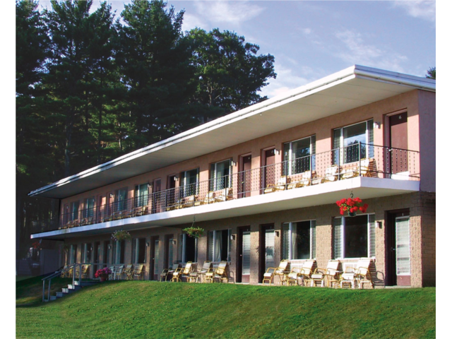Our Modern Motel in the Morning Sunlight