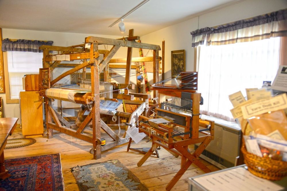 This barn loom featured in our Museum dates to 1801!