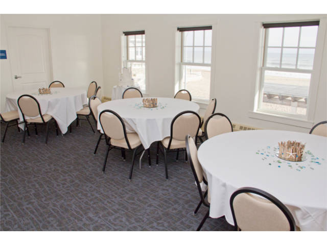 Conference room at the Oceanfront Seashell Pavilion