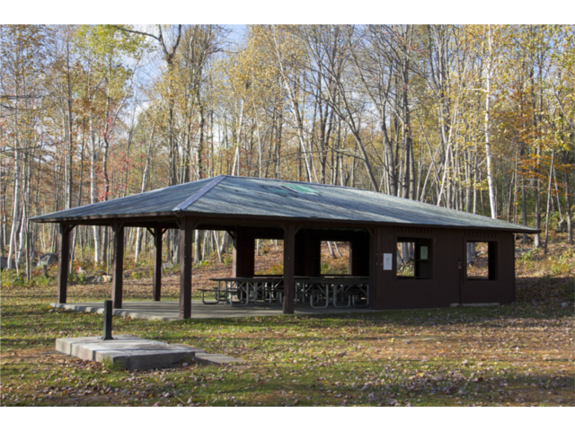 Group-use Pavilion at Jericho Mountain State Park
