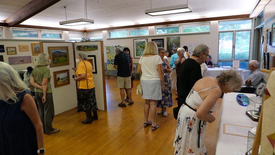 The ArtWorks Summer Art Show at Runnells Hall on July 28-29-30 in Chocorua, NH