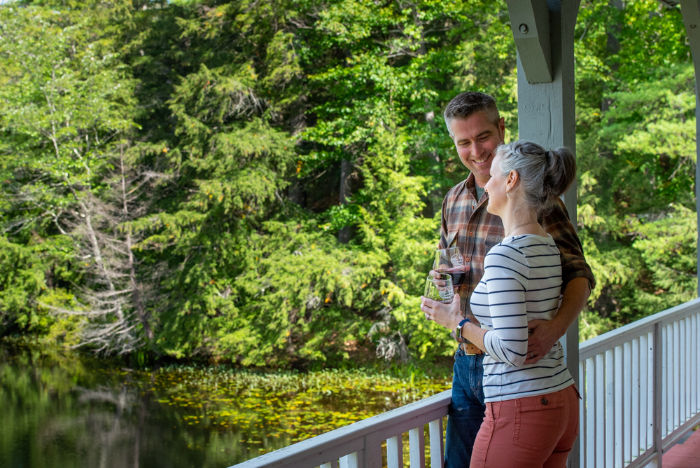 Lakeside accommodations with direct lake views.