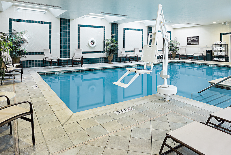 Heated indoor pool