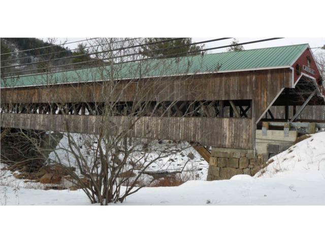 Snow and the Jackson Covered Bridge