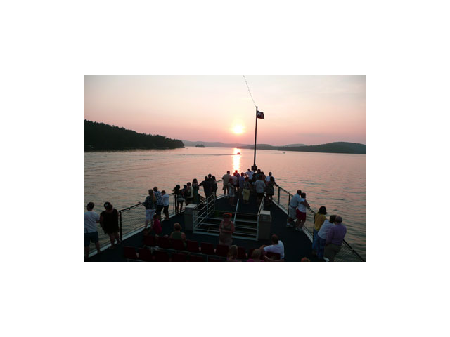 Sunset on Lake Winnipesaukee, NH
