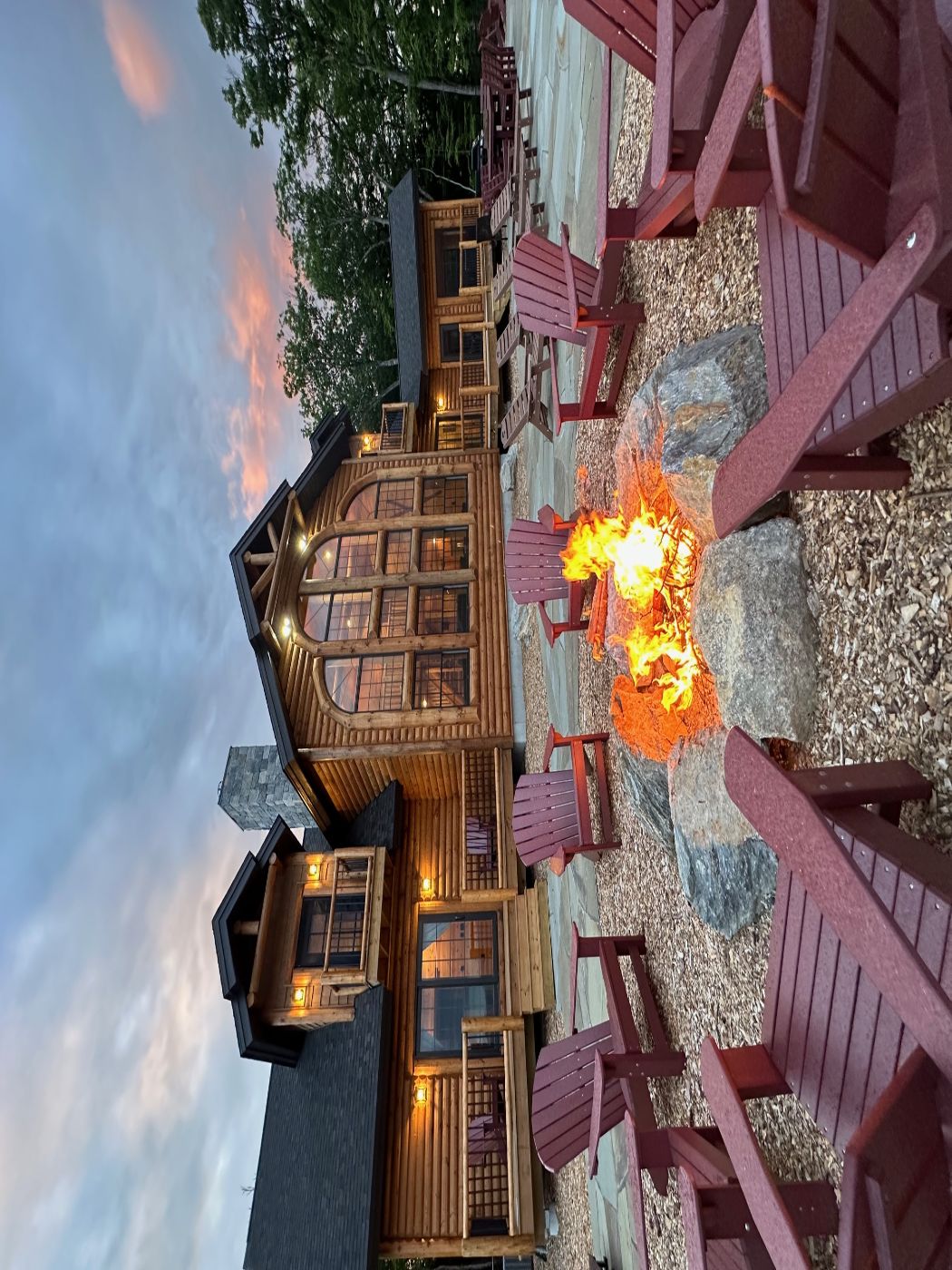 Big Bear Log Home Vacation Rental at Newfound Lake