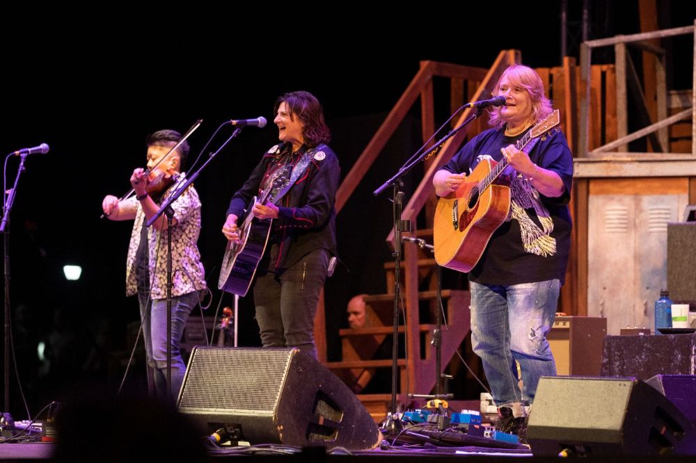 Indigo Girls play to a packed Prescott Park in the Arts Festival's 2022 summer season. Photo Credit: Ron St. Jean