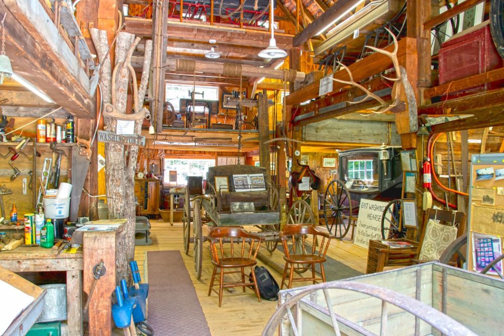 The 19th century Barn Museum features many exhibits from Washington's rural past.