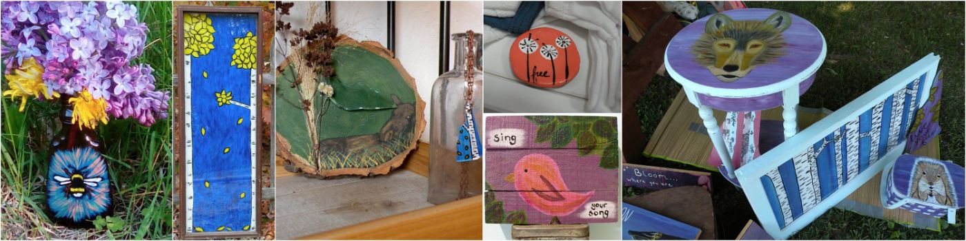 Creating unique, joyful art with a Granite State of mind and happy spirit.